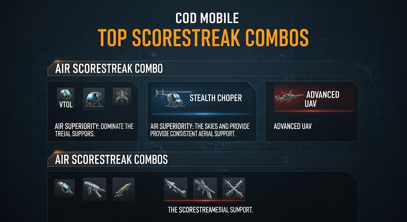 Best Scorestreak Combos in COD Mobile