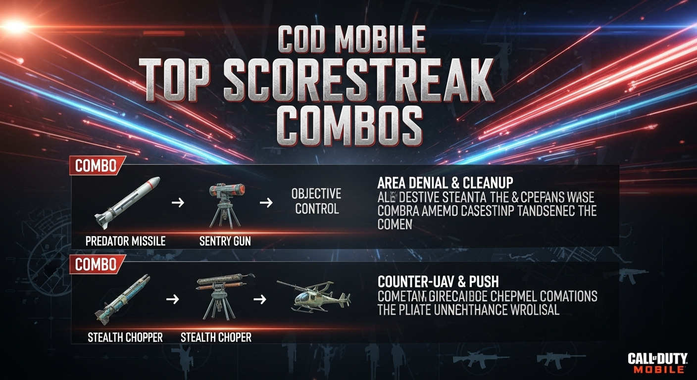Best Scorestreak Combinations in COD Mobile