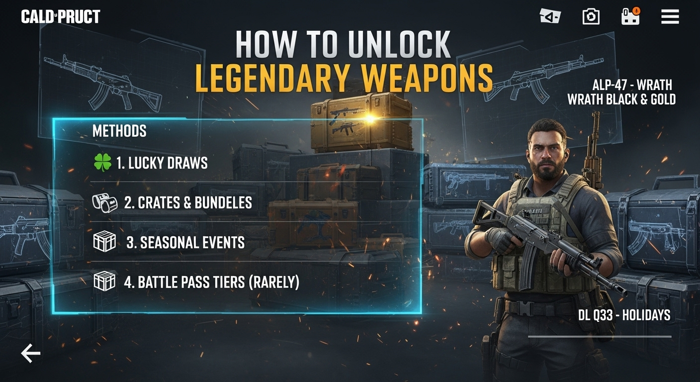 COD Mobile: Getting Legendary Weapons