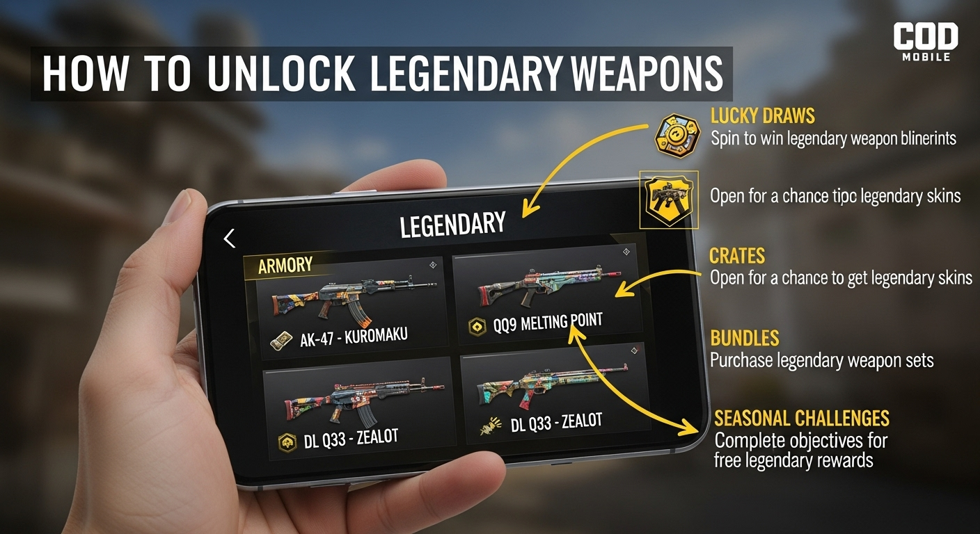 COD Mobile: Getting Legendary Weapons