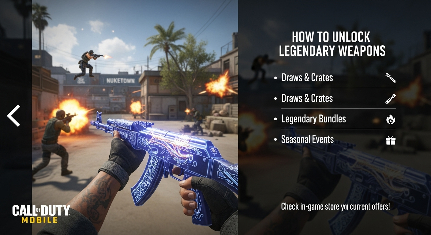 COD Mobile: Getting Legendary Weapons