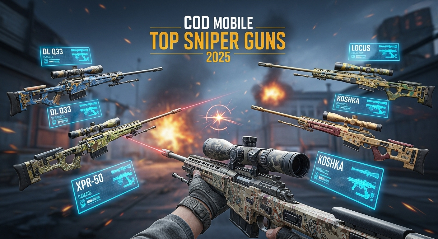 Best Sniper Rifles in COD Mobile 2025