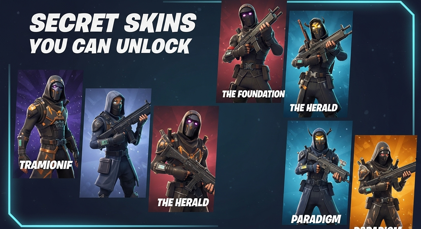 Unlockable Secret Skins in Fortnite