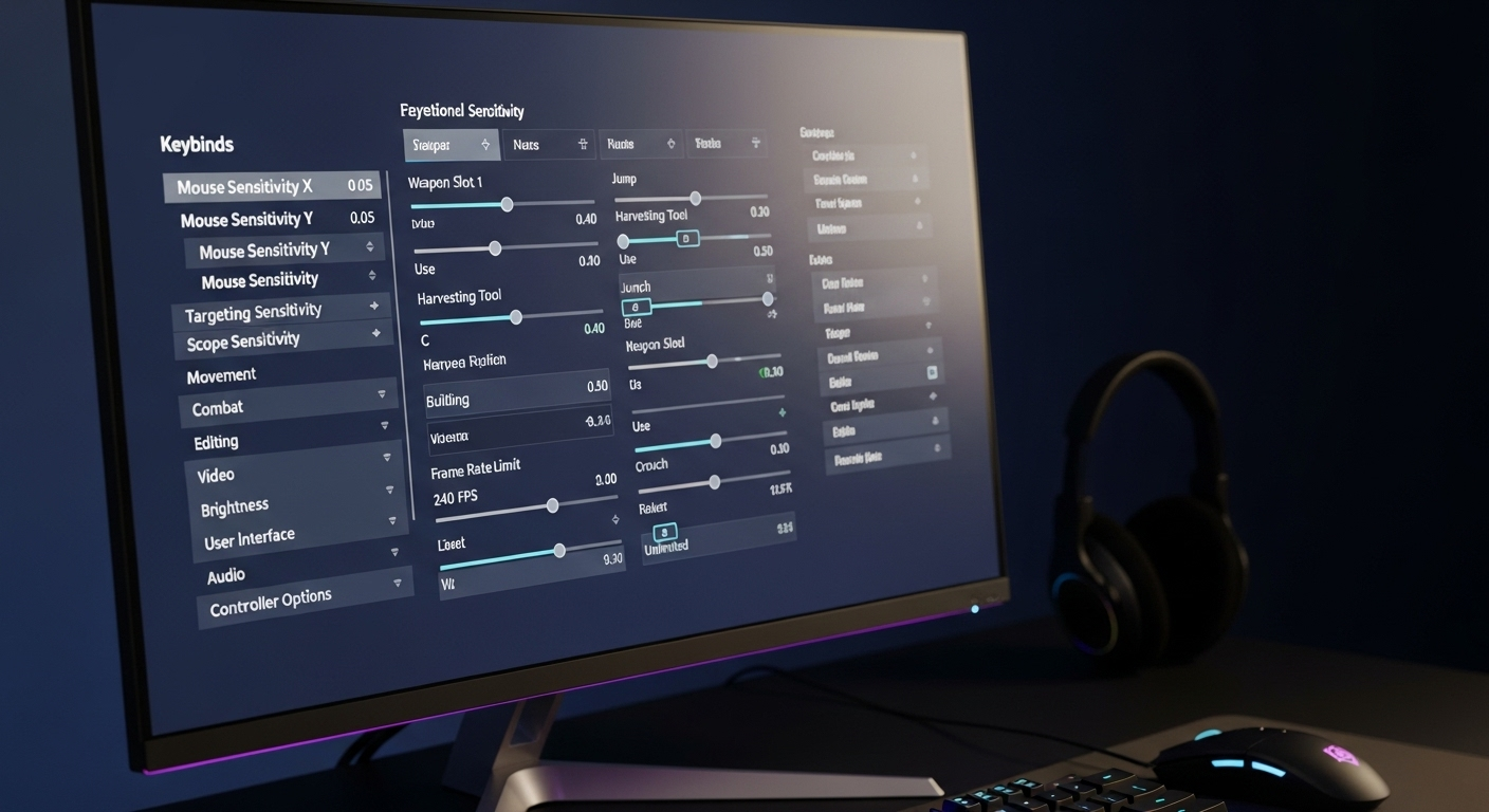 Optimal Fortnite Pro Player Settings