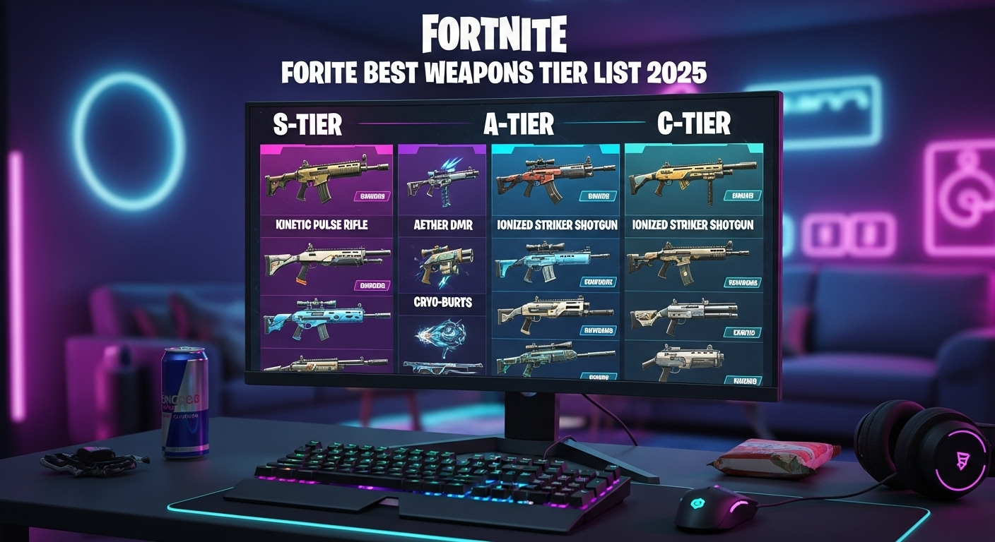 Fortnite Weapon Tier Rankings: 2025 Edition