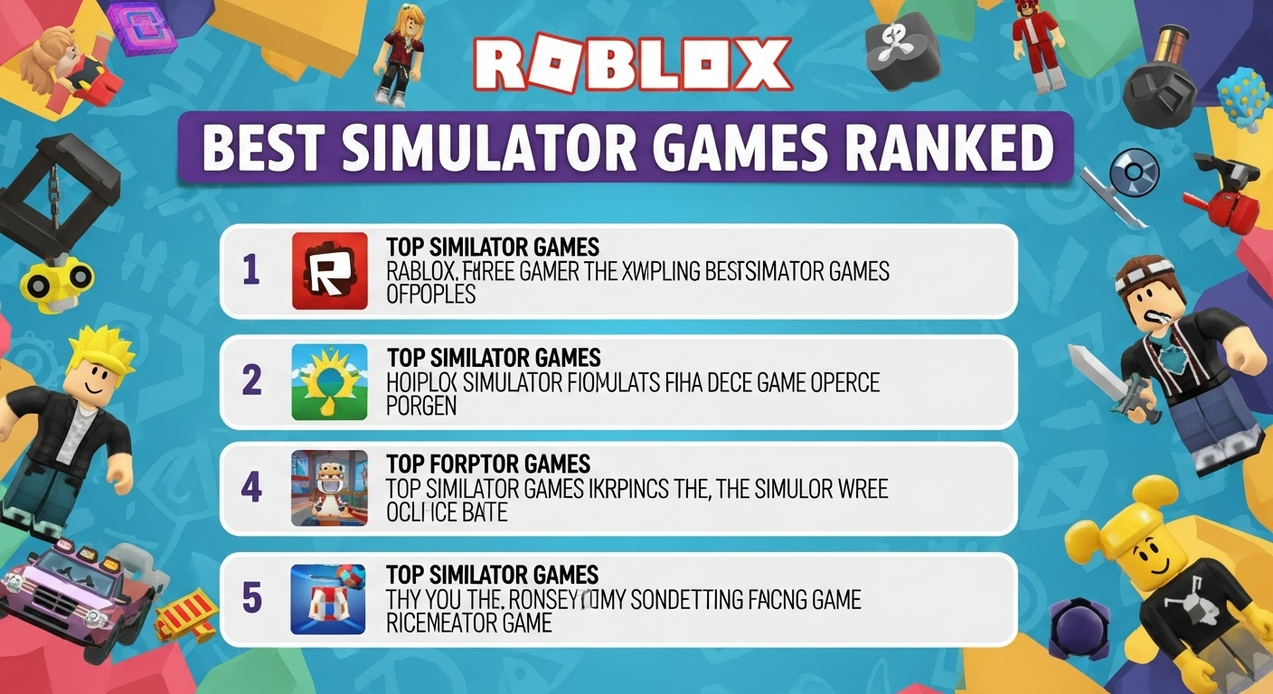 Top Roblox Simulator Games: A Tier List