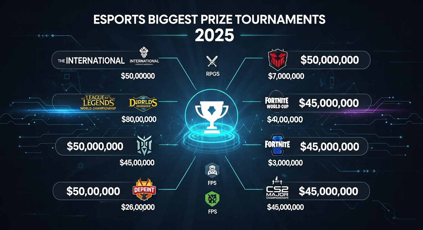 Top Esports Prize Pools 2025