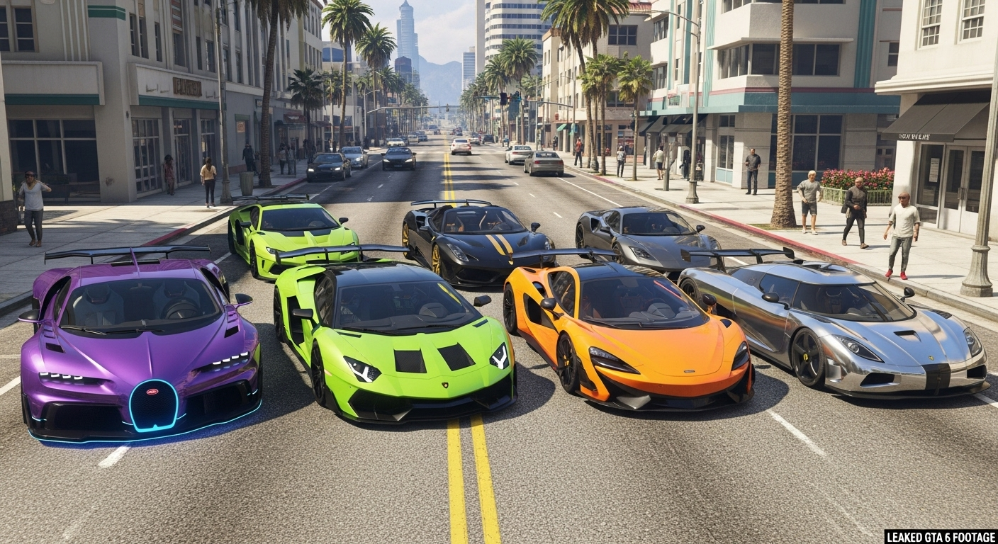 GTA 6: Leaked List of Top Expensive Cars