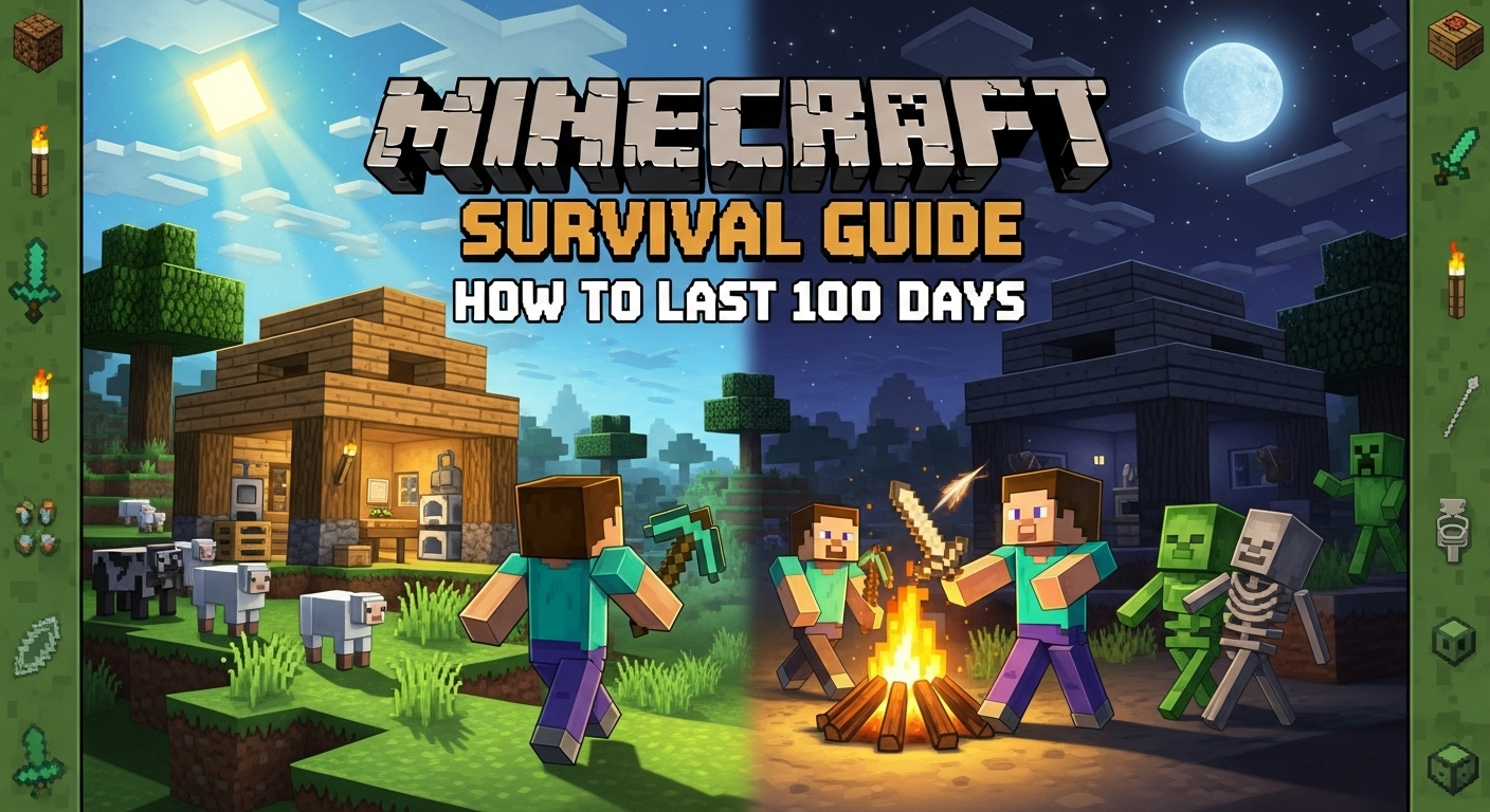 Minecraft: Surviving 100 Days - A Survival Guide