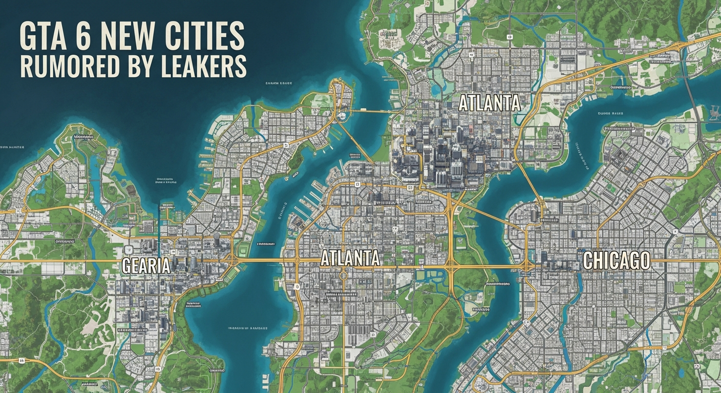 GTA VI: Leaks Hint at New City Locations