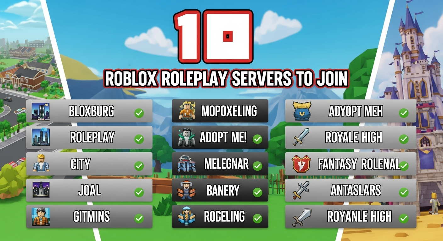 Best 10 Roblox Roleplay Servers to Play On