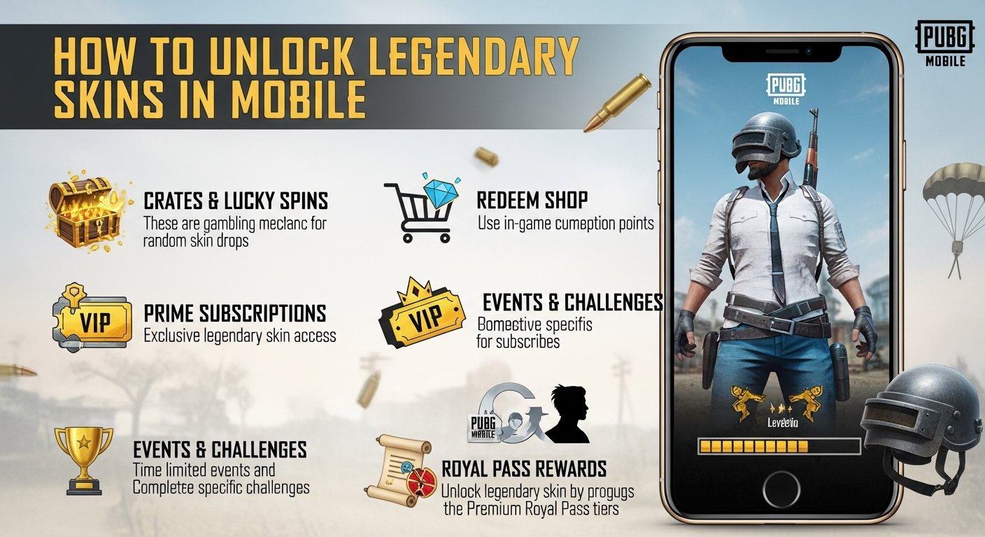 How to Get Legendary Skins in PUBG Mobile
