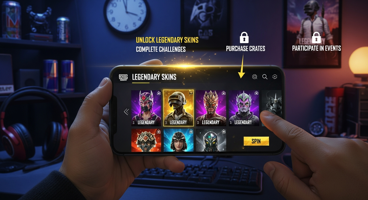 PUBG Mobile: Getting Legendary Skins