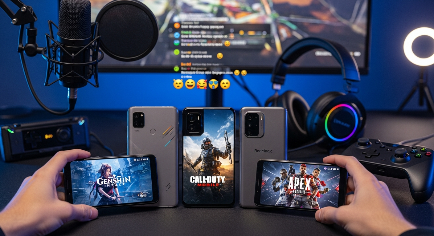 Streamer-Approved Top Phones for Gaming