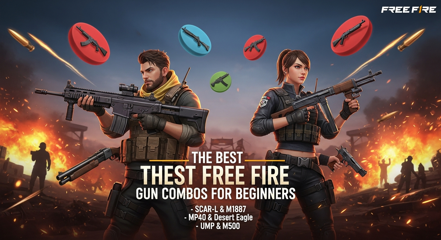 Top Free Fire Gun Combinations for New Players