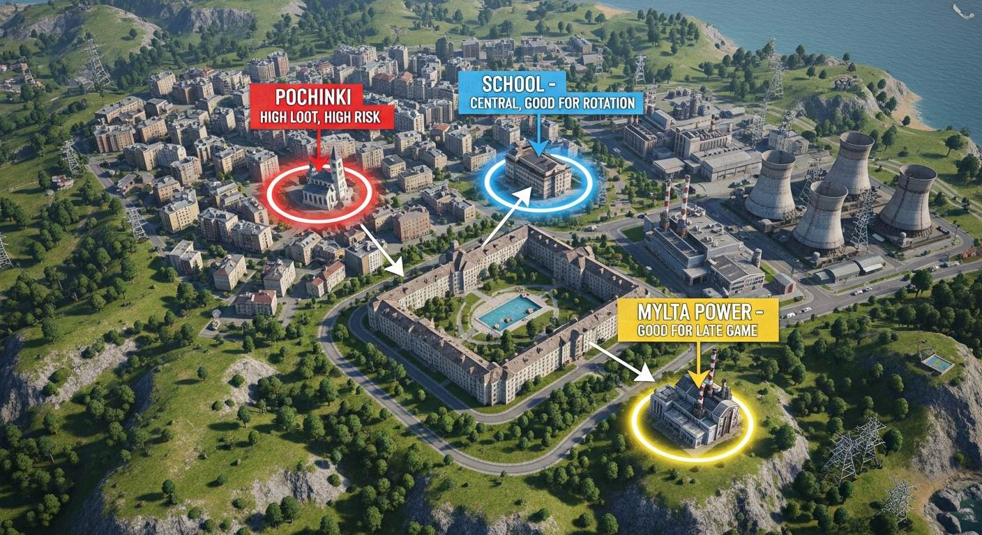 Top PUBG Mobile Drop Locations for Squads