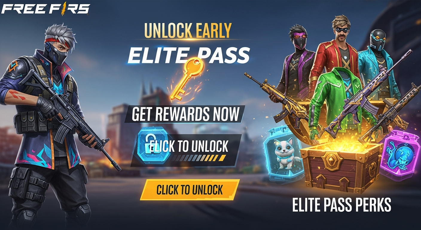 Get Free Fire Elite Pass Rewards Sooner