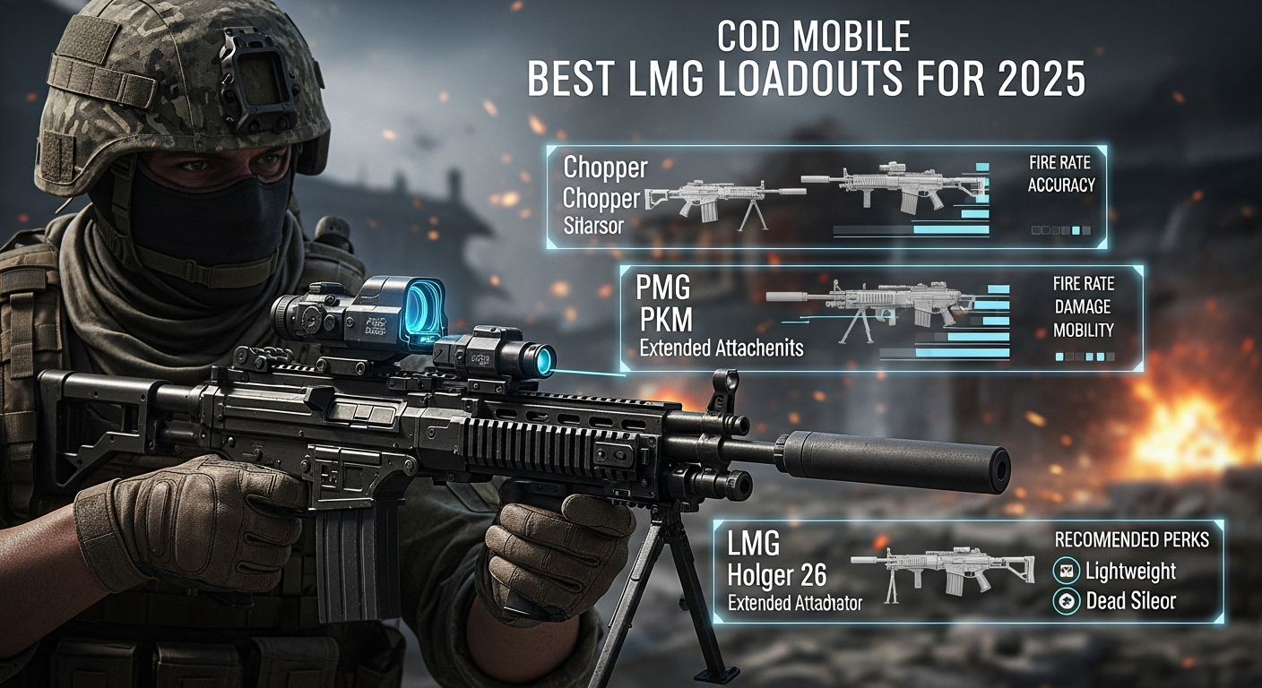 Top LMG Setups in COD Mobile for 2025