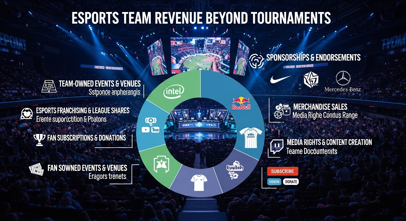 Esports Teams: Diverse Income Streams Beyond Tournament Winnings