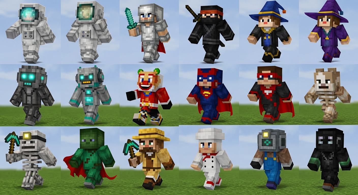 Top Minecraft Skins for Multiplayer
