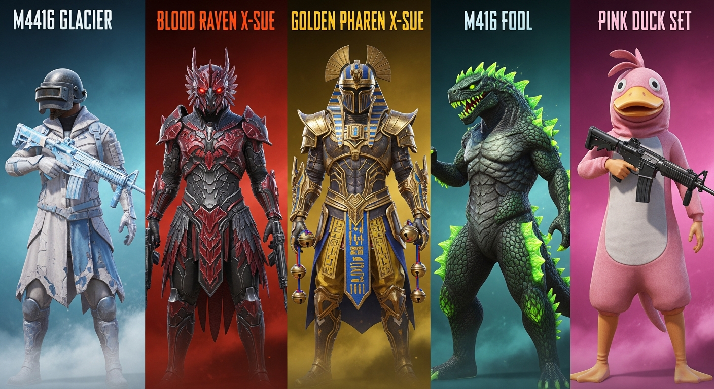 Rare and Collectible PUBG Mobile Skins