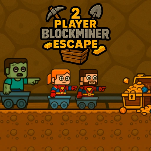 2 Player BlockMiner Escape Game
