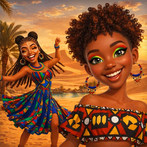 African Princesses Style Island Game
