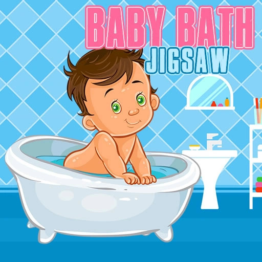 Baby Bath Jigsaw game 