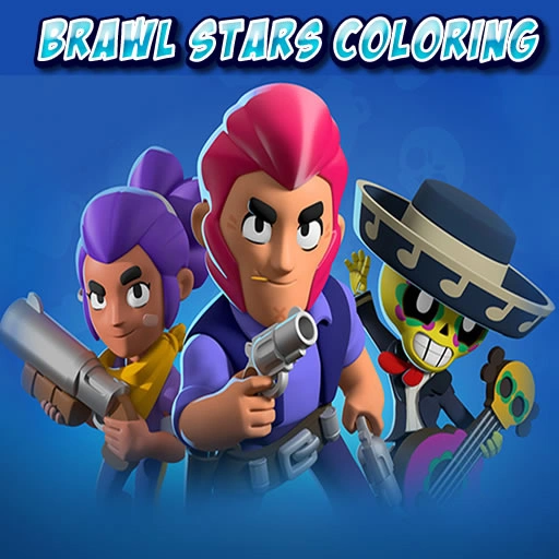 Brawl Stars Coloring Game
