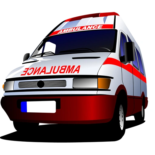 Cartoon Ambulance Slide Game