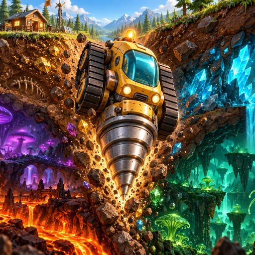 Dig to the Weirdest World Game
