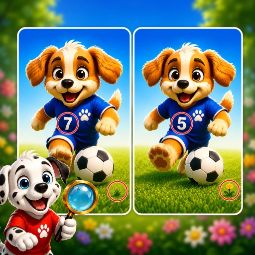 Dream Puppy Spot The Differences Game