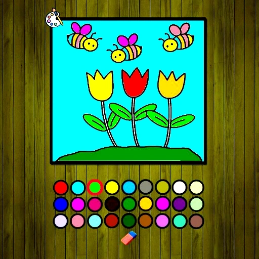 Easy to Paint Spring Time Game 