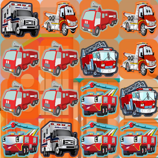 Emergency Trucks Match 3 Game