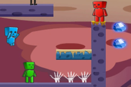Fire And Water In Zombies World 2 Game