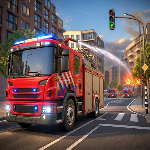 Fire Truck Rescue Simulator
