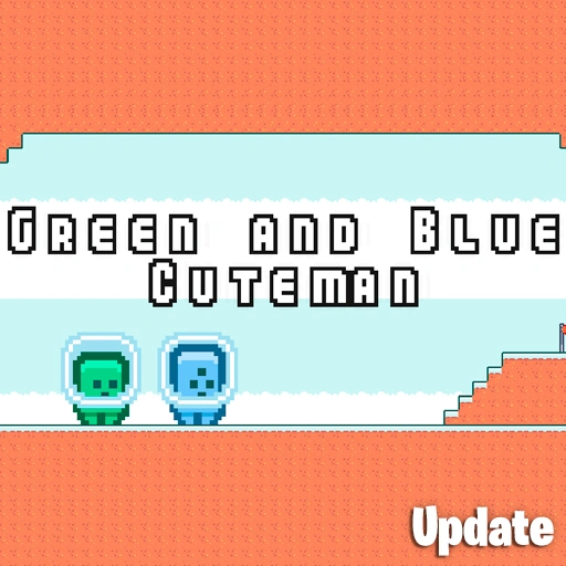 Green and Blue Cuteman Game