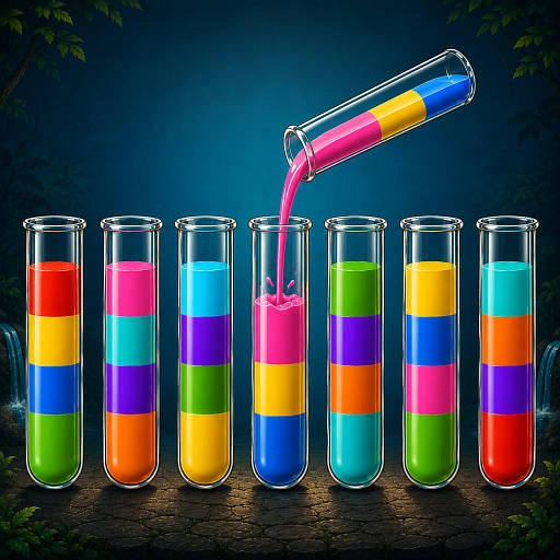 Jungle Tube Sort Game