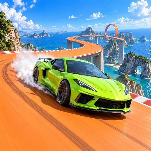 Mega Ramp Car Stunts GT Racing Game