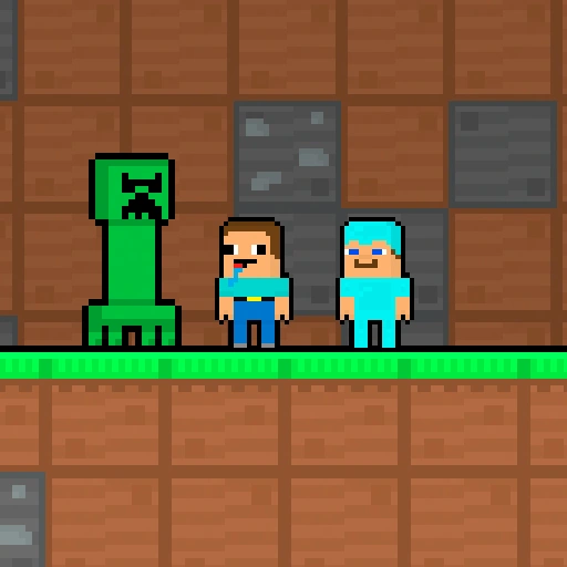 Noob and Pro Monster School Game