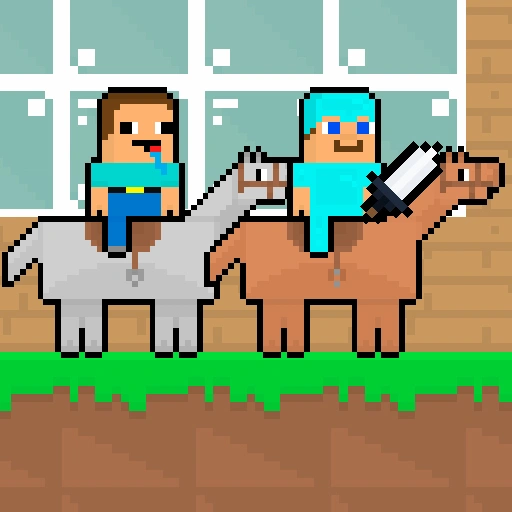 Noob vs Pro HorseCraft Game