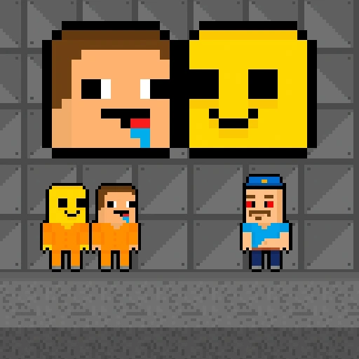 Obby and Noob Barry Prison Game