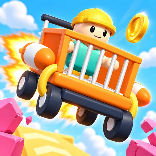 Obby: Rocket Shopping Cart Game  