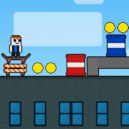 Obby Skate Forever Parkour Game