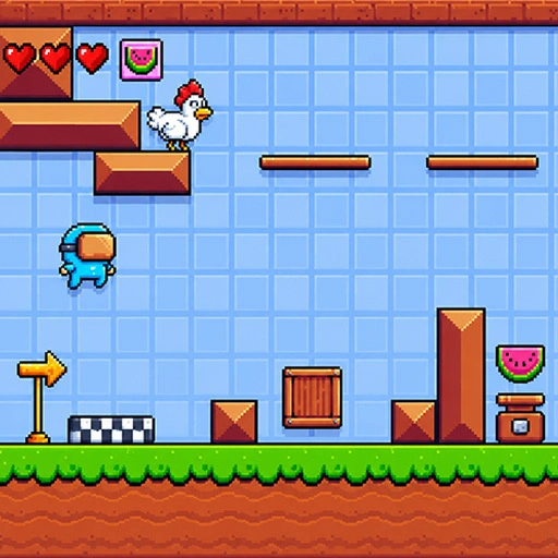 Pixel Adventure 3D Game 