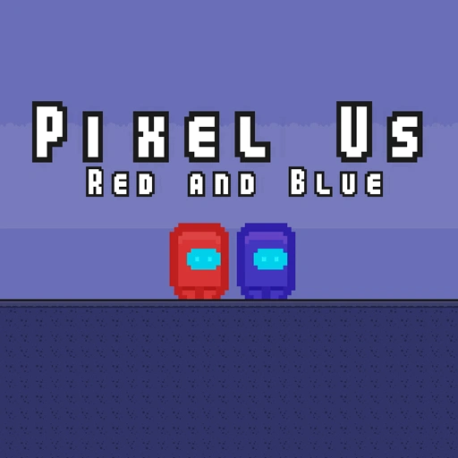Pixel Us Red and Blue Game