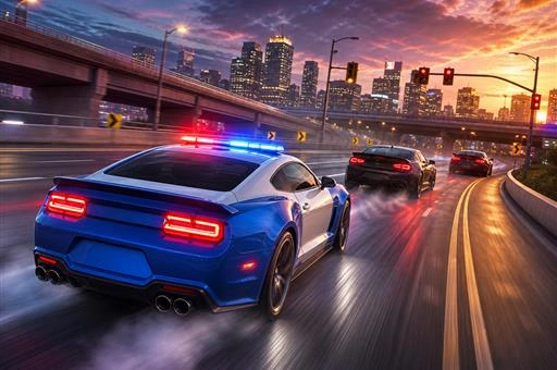 Police Gangster Chase Game  