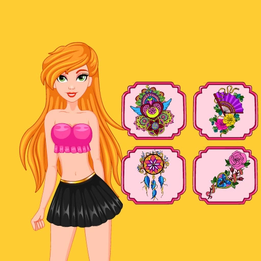 Princess Tattoo Artist Game