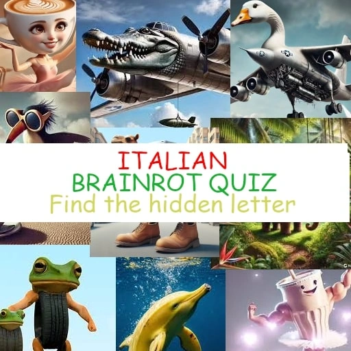 Quiz Find the Italian brainrot Letters Game 