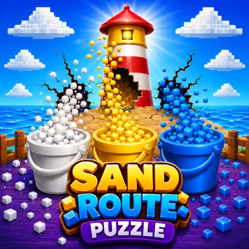 Sand Route Puzzle Game